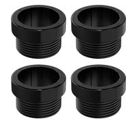 Adorila Confezione da 4 adattatori per stabilizzatore per ombrellone da piscina, adattatori filettati per terrazza esterna, stabilizzatore per asta dell'ombrello per inserto per ombrelli da 4,3 cm