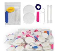 Adorila Confezione da 50 cosmetici usa e getta per hotel, confezionati singolarmente, accessori per il trucco dell'ospitalità, accessori per motel e articoli da toeletta