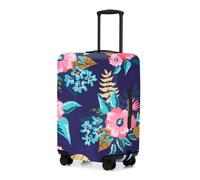 Adorila Copertura per bagagli da viaggio, adatta per bagagli da 56-61 cm, lavabile, copertura protettiva per bagagli, approvata TSA (M, lingua blu), lingua blu, M, Lingua Blu, M