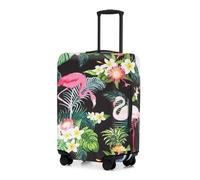 Adorila Copertura per bagagli da viaggio, adatta per bagagli da 73-81 cm, lavabile, copertura protettiva per bagagli, approvata TSA (XL, fenicottero della giungla), fenicottero della giungla, XL,