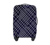 Adorila Copertura per valigie da viaggio, lavabile, copertura protettiva elastica per valigie, Reticolo diagonale, L
