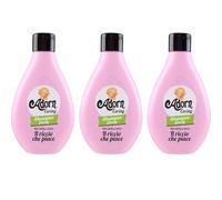 Adorn Caring Shampoo Glossy per Capelli Ricci, Set da 3, 250ml, Rosa