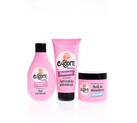 ADORN SET BASIC CAPELLI LISCI SHAMPOO GLOSSY + BALSAMO NUTRIENTE + MASCHERA RISTRUTTURA E RIPARA