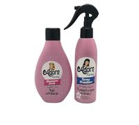 Adorn Set Capelli Lisci, Shampoo Glossy e Spray Termo Protettivo, Trattamento Anti Crespo
