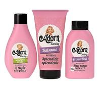 ADORN Set Completo per Capelli Ricci, Shampoo-Crema Delicato, Balsamo Nutriente, Crema Definizione Ricci, per Capelli Mossi, Secchi, Crespi