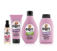 Adorn Set con Shampoo 250 ml, Balsamo, Crema, Olio 200 ml