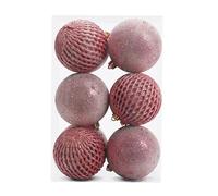 Adorna il tuo albero con bellezza set di 12 palline di Natale con paillettes sci