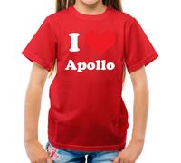 Adoro Apollo - T-Shirt per Bambini - Gladiatori Nome Del Gioco TV
