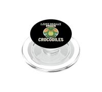 Adoro davvero i coccodrilli Divertente coccodrillo PopSockets PopGrip per MagSafe