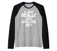 Adoro Davvero i satelliti Ok Maglia con Maniche Raglan