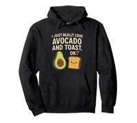 Adoro Davvero l'avocado e Il Toast, Ok?- Amore Avocado Felpa con Cappuccio
