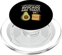 Adoro davvero l'avocado e il toast, ok?- amore avocado PopSockets PopGrip per MagSafe