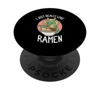 Adoro davvero Ramen Dragon Ryu Noodles Bowl Anime PopSockets PopGrip Adesivo
