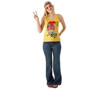 Adoro Gli Anni '70 T-Shirt Donna Disco Hippie Accessorio Per Costume