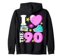 Adoro Gli Anni '90 Retro Funny Throwback Party 90 Felpa con Cappuccio