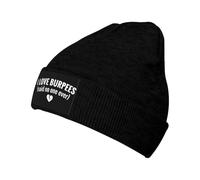 Adoro I Burpees, Nessuno Lo Ha Mai Detto Uomo Donna Invernale Cappelli Caldo Caldo Berretto Leggero Cappello in Maglia per Inverno Sci Bici