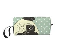 Adoro i carlini, Borsa per il trucco Borsa per cosmetici Borsa da toilette da viaggio portatile Borsa per trucco Organizer