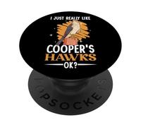 Adoro i falchi dalla coda rotonda PopSockets PopGrip Adesivo