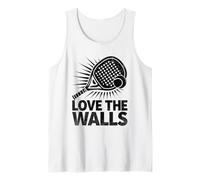 Adoro i giocatori di gioco atleta sportivo Padel Walls Canotta