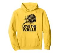 Adoro i giocatori di gioco atleta sportivo Padel Walls Felpa con Cappuccio