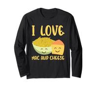 Adoro i maccheroni al Formaggio Maglia a Manica