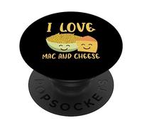 Adoro i maccheroni al formaggio PopSockets PopGrip Adesivo