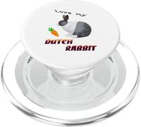 Adoro il mio coniglio olandese per i proprietari di conigli olandesi PopSockets PopGrip per MagSafe