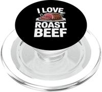 Adoro il roast beef Funny Butcher BBQ Carnivore Foodie PopSockets PopGrip per MagSafe
