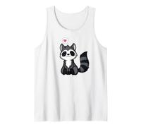 Adoro Il Simpatico Procione Kawaii Canotta