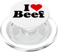 ADORO LA DIETA CARNIVORE DI MANZO I CUORE PopSockets PopGrip per MagSafe