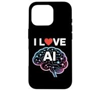 Adoro la progettazione tecnologica del cervello neurale con intelligenza artificiale Custodia per iPhone 16 Pro
