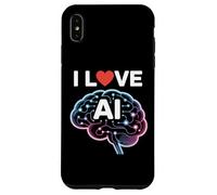 Adoro la progettazione tecnologica del cervello neurale con intelligenza artificiale Custodia per iPhone XS Max