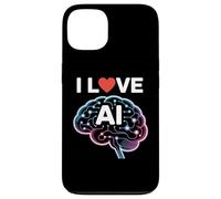 Adoro la progettazione tecnologica del cervello neurale con intelligenza artificiale Custodia per iPhone 13