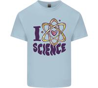 Adoro La Scienza Fisica Chimica Biologia Maglietta Geek Per Bambini