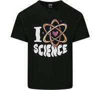 Adoro La Scienza Fisica Chimica Biologia Maglietta Per Bambini