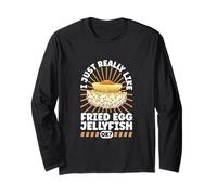 Adoro le meduse con le uova fritte Maglia a Manica