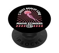Adoro le meduse luminose PopSockets PopGrip Adesivo