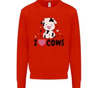 Adoro Le Mucche Felpa Per Bambini