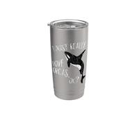 Adoro le orche, ok? Bicchiere termico in acciaio inox doppia parete