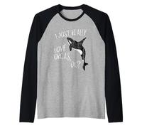 Adoro Le orche, Ok? Maglia con Maniche Raglan