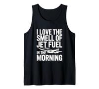 Adoro l'odore del Carburante per Aerei al Mattino, Divertente Canotta