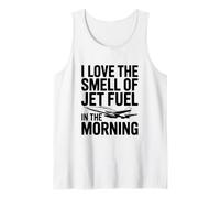Adoro l'odore del Carburante per Aerei al Mattino, Divertente Canotta