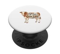 Adoro l'odore della cacca di mucca al mattino nella vita del PopSockets PopGrip Adesivo