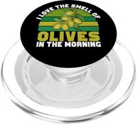 Adoro l'odore delle olive nell'amante delle olive del mattino PopSockets PopGrip per MagSafe