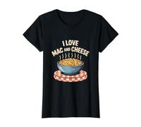 Adoro Mac And Cheese Bowl Fun Maglietta con Stampa Grafica Economica