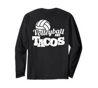 Adoro Pallavolo Tacos Spike e Salsa Beach Volley Vibes Maglia a Manica