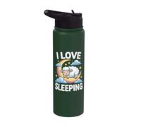 Adoro Sleeping Sheep Moon Clouds Stainless Steel Insulated Water Bottle