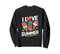 Adoro Summer Ice Cream Popsicle Fun Felpa