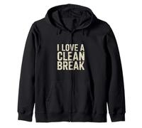 Adoro un Clean Break Snooker Felpa con Cappuccio