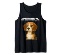 Adotta da Un rifugio Pet Beagle Dog Adozione Animal Rescue Canotta